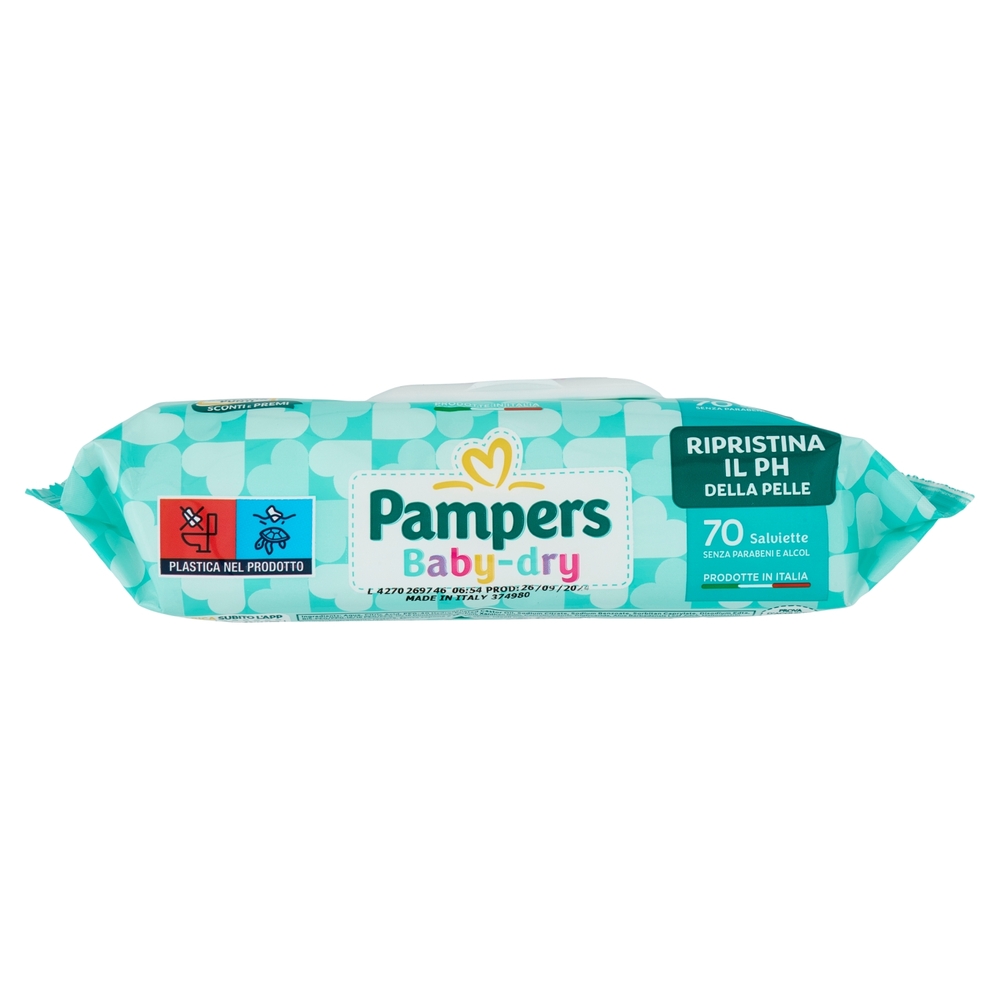 Pampers Baby-dry Fresh Salviette 70 pz